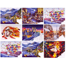 KpNe-01-01/10	 Картина "PAINTING BY NUMBERS" 40×50 см  економ  с.1  /10