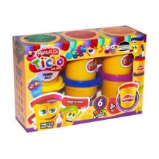 TMDB-01-01U Тісто для ліпки Master Do 6 банок х 50 г Danko Toys