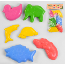 Пасочки для піску 6 штук в наборі 21280 (35) "M-TOYS Пасочки для піску 6 штук в наборі 21280 (35) "M-TOYS