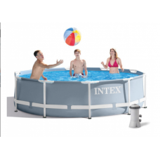 Intex Басейн каркасний 26702 NP (1) від 6 років, насос та фільтр у комплекті, 4485 л, 305х76 см, в коробці Intex Басейн каркасний 26702 NP (1) від 6 років, насос та фільтр у комплекті, 4485 л, 305х76 см, в коробці