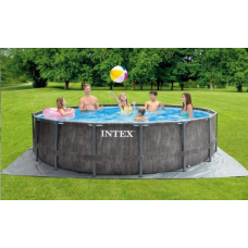 Intex Басейн каркасний 26742 NP (1) об'єм:16805л, розмір:457x122см, насос-фільтр:3 785 л/год, драбина, тент, підстилка), в коробці Intex Басейн каркасний 26742 NP (1) об'єм:16805л, розмір:457x122см, насос-фільтр:3 785 л/год, драбина, тент, підстилка), в коробці