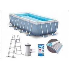 Intex Басейн каркасний 26788 NP (1) 400х200х100 см, фільтр-насос 2006 л/г, 
