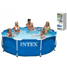 Intex Басейн каркасний 28200 NP круглий /6+ років/, у кор-ці 305*76 см, 448 л Intex Басейн каркасний 28200 NP круглий /6+ років/, у кор-ці 305*76 см, 448 л