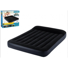Intex Велюр Кровать 64143 двухместная, Размер: 203х152х25 см