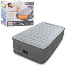 Intex Велюр матрас 64412 NP односпальный, со встроенным насосом 220-240V , в коробке Intex Велюр матрас 64412 NP односпальный, со встроенным насосом 220-240V , в коробке
